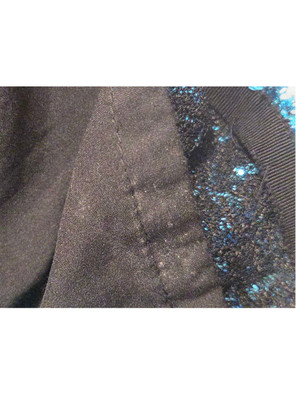 Women's Hunter Bell Teal Sequin Mini Dress Size 0 - Picture 7 of 10